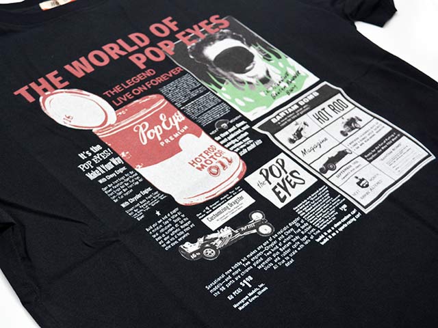 ��2����POP EYES/�ݥåץ�������2026SS��THE WORLD OF POP EYES S/S Tee/�������ɥ��֥ݥåץ��������硼�ȥ��꡼��Tee��(26SS-PPE-021)