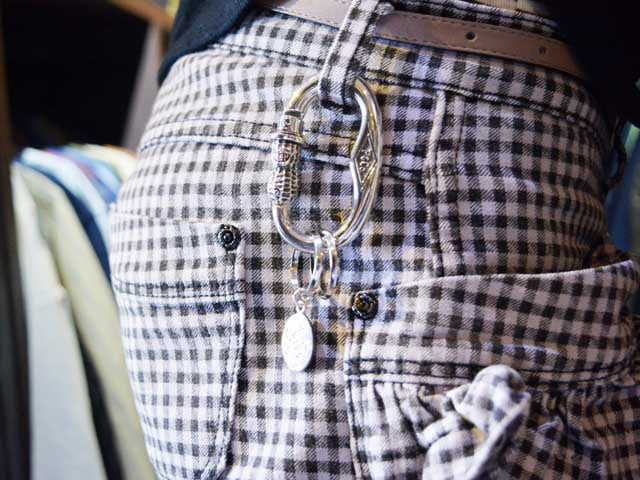 Peanuts&Co/ԡʥåĥѥˡۡPeanuts Carabiner/ԡʥåĥӥʡ(Silver925)<br><br>(ԡʥåĥɥ/꡼/ᥫ/ۥåȥå/ϡ졼/WOLF PACK/եѥå)