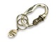 ��Peanuts&Co/�ԡ��ʥåĥ���ѥˡ��ۡ�Peanuts Carabiner/�ԡ��ʥåĥ���ӥʡ�(Silver925)