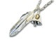 ��SHAFT SILVER WORKS/����եȥ���С�������ۡ�Medium Feather&Small Bell Pendant Set/�ߥǥ�����ե�����&���⡼��٥�ڥ����ȥ��åȡ�(SN-Feather&Bell)