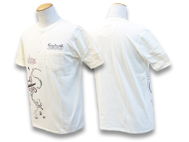 全2色【GANGSTERVILLE/ギャングスタービル】2023SS「S/S Henry Neck