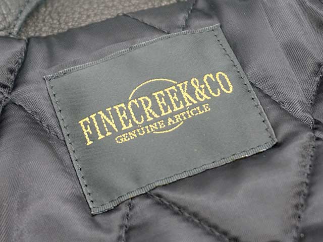 ��FINE CREEK&CO/�ե����󥯥꡼������ɥ����ۡ�Double Riders Jacket��Leon Deer��/���֥�饤���������㥱�åȡɥ쥪��ǥ����ɡ�(ACJK045)