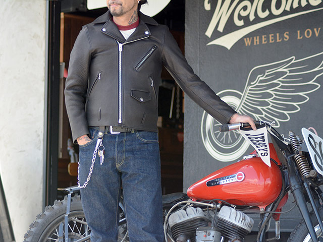 ��FINE CREEK&CO/�ե����󥯥꡼������ɥ����ۡ�Double Riders Jacket��Leon Deer��/���֥�饤���������㥱�åȡɥ쥪��ǥ����ɡ�(ACJK045)
