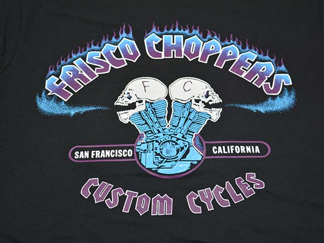 ��2����415 CLOTHING/415���������󥰡ۡ�Printed L/S Tee��FRISCO CHOPPERS��/�ץ��ƥåɥ��󥰥��꡼��Tee�ɥեꥹ������åѡ����ɡ�
