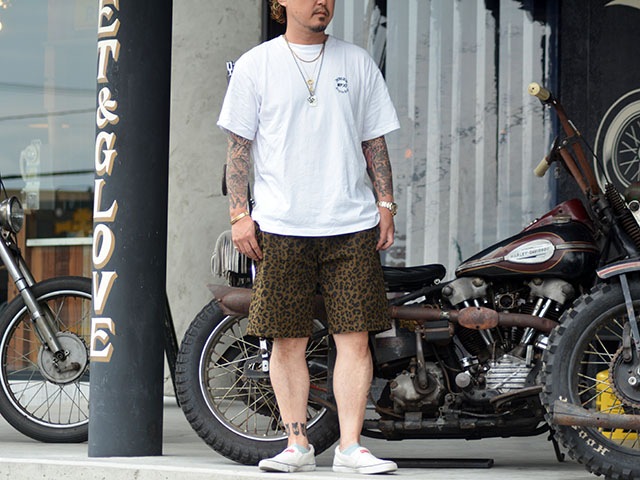 フラッター　flutter イージーパンツ　レオパード FLUTTER] The Holiday -Comfy fit- Leopard Twill Easy Pants