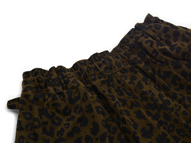��2����FLUTTER/�ե�å�����2025SS��The Holiday-Comfy fit-Cotton Twill Leopard Easy Short Pants/���ۥ�ǡ�����ե����ե��åȥ��åȥ�ĥ���쥪�ѡ��ɥ����������硼�ȥѥ�ġ�(FL25-PT004)