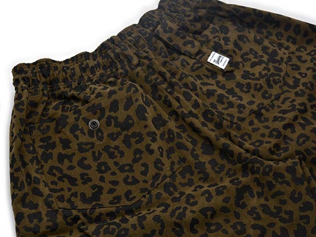 ��2����FLUTTER/�ե�å�����2025SS��The Holiday-Comfy fit-Cotton Twill Leopard Easy Short Pants/���ۥ�ǡ�����ե����ե��åȥ��åȥ�ĥ���쥪�ѡ��ɥ����������硼�ȥѥ�ġ�(FL25-PT004)