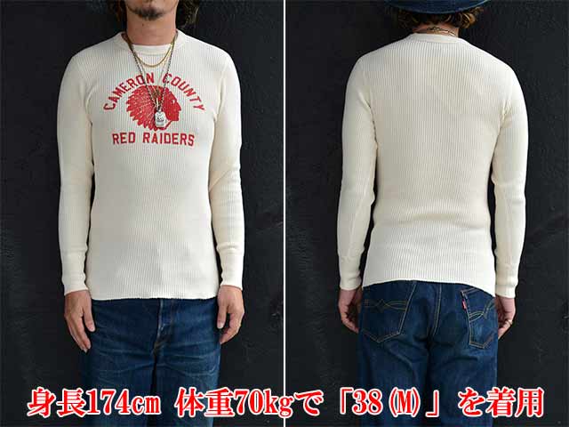��2����JELADO��ATHLETIC BRAND��/�����顼�ɡɥ�������å��֥��ɡɡ�2025AW��Crew Neck MEGA Thermal��Red Raiders��/���롼�ͥå��ᥬ�����ޥ�ɥ�åɥ쥤�������ɡ�(AB12233)