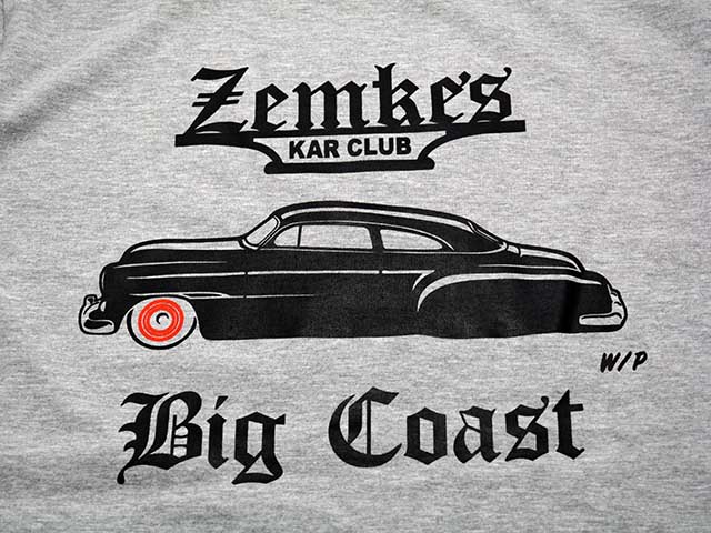 ��2����ZEMKE'S WHEELS WEAR/���ॱ���ۥ����륺�������ۡ�Crew Neck L/S Tee��KAR CLUB��/���롼�ͥå����󥰥��꡼��Tee�ɥ�������֡ɡ�