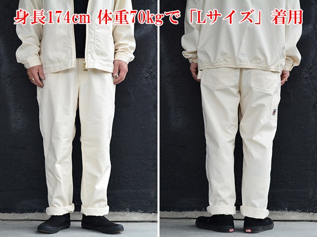 ��4����BLUCO/�֥륳��2026SS��Regular Processed Easy Painter Pants/�쥮��顼�ù����������ڥ��󥿡��ѥ�ġ�(161-41-052)