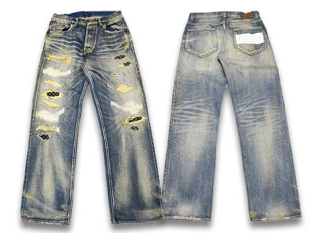��BY GLADHAND/�Х�����åɥϥ�ɡۡ�Gladden Denim Pants��Type-1 A��Vintage Finish/����åǥ�ǥ˥�ѥ�ġɥ�����1 A�ɥ�����ơ����ե��˥å����(BYGH9904)