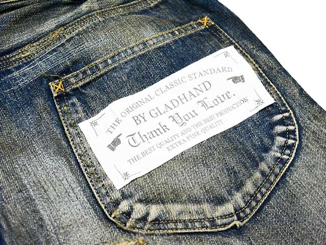 ��BY GLADHAND/�Х�����åɥϥ�ɡۡ�Gladden Denim Pants��Type-1 A��Vintage Finish/����åǥ�ǥ˥�ѥ�ġɥ�����1 A�ɥ�����ơ����ե��˥å����(BYGH9904)
