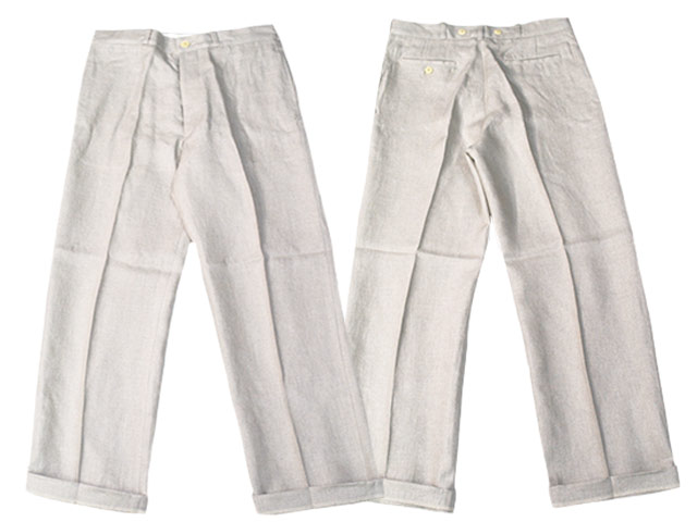 ��2����ATTRACTIONS/���ȥ饯����󥺡ۡߡ�Dapper��s/���åѡ�����2026SS��Classical Linen Trousers/���饷�����ͥ�ȥ饦��������(A20042)