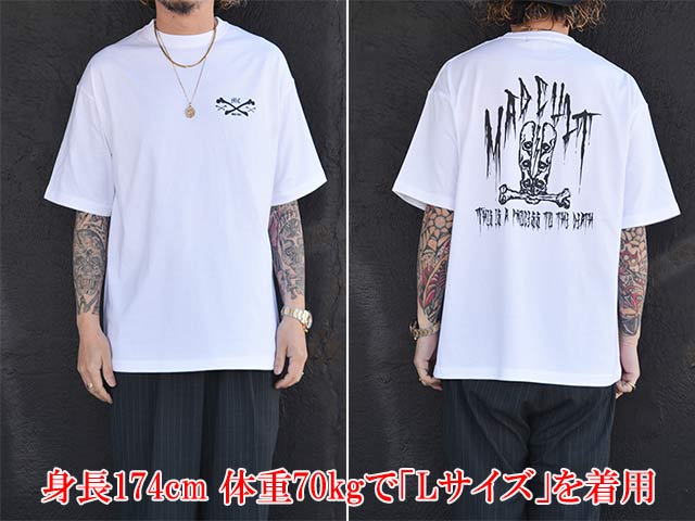 ��2����MAD CULT/�ޥåɥ���ȡۡ�GROSS Big Silhouette Tee/�������ӥå����륨�å�Tee��(AW-16/AW-17)