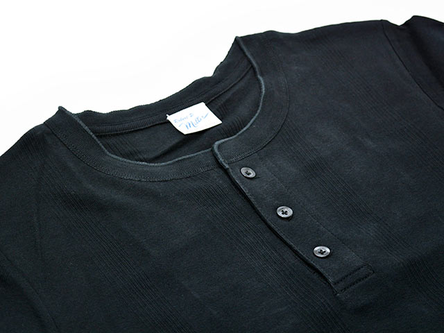 ��3����Robert P. Miller/���С���P.�ߥ顼�ۡ�Panel Rib Henley S/S Tee/�ѥͥ��֥إ�꡼���硼�ȥ��꡼��Tee��