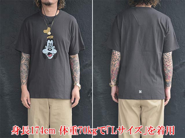 ��2����BLUCO/�֥륳��2026SS��Print Tee��GOOFY��/�ץ���Tee�ɥ����ե����ɡ�(164-22-047)
