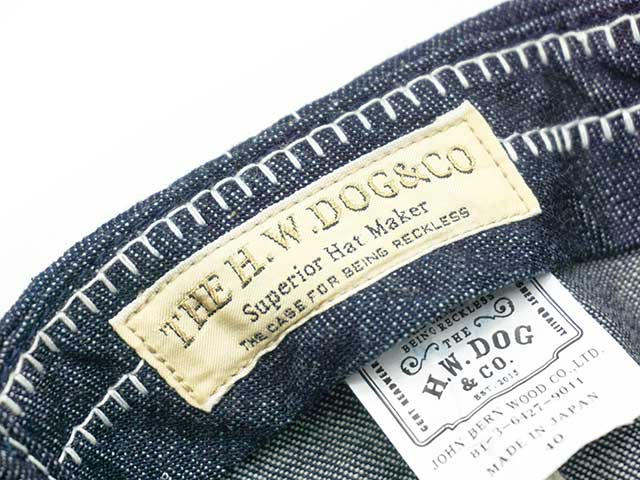 ��THE H.W.DOG&CO./�ɥå�����ɥ����ۡ�Denim Trucker Cap/�ǥ˥�ȥ�å�������åס�(D-00004D)