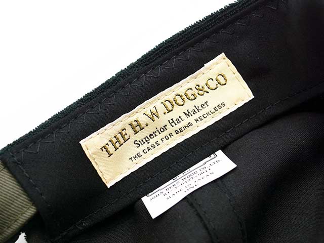 ��2����THE H.W.DOG&CO./�ɥå�����ɥ�����2025SS��Wavy Logo Commercial Cap/�������ӡ��������ޡ�����륭��åס�(D-01016)