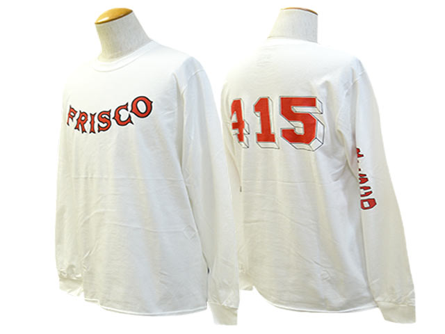 ��3����415 CLOTHING/415���������󥰡ۡ�Printed L/S Tee��FRISCO 415��/�ץ��ƥåɥ��󥰥��꡼��Tee�ɥեꥹ��415�ɡ�