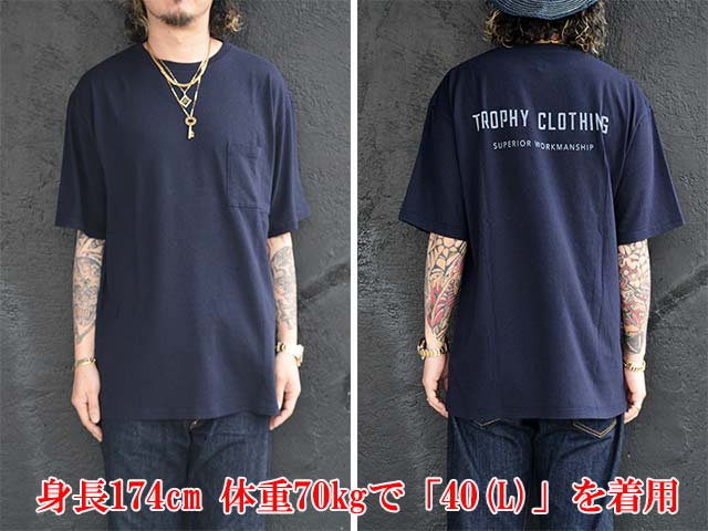 ��3����TROPHY CLOTHING/�ȥ��ե������������󥰡�2025SS��88/12 Relax Fit S/S Tee/�ϥ��ϥ����å����ե��åȥ��硼�ȥ��꡼��Tee��(TR25SS-207)