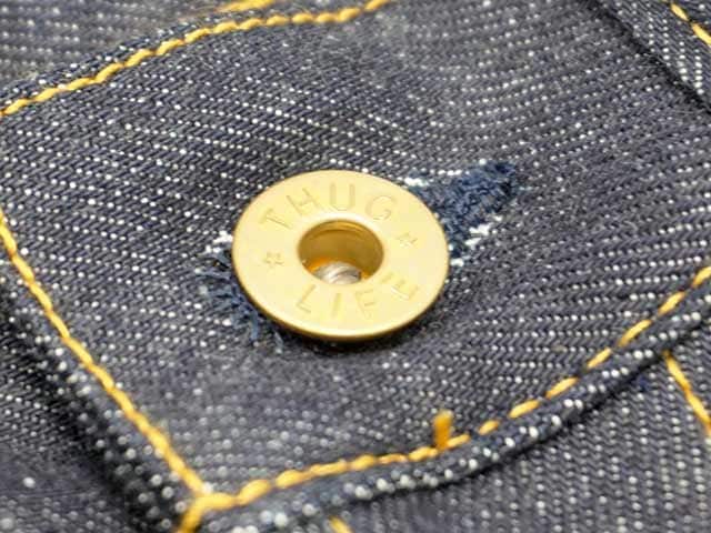 ��GANGSTERVILLE/����󥰥������ӥ�ۡ�Thug Wide Denim��IRON CROSS��/�����磻�ɥǥ˥�ɥ������󥯥����ɡ�(GSV9904)