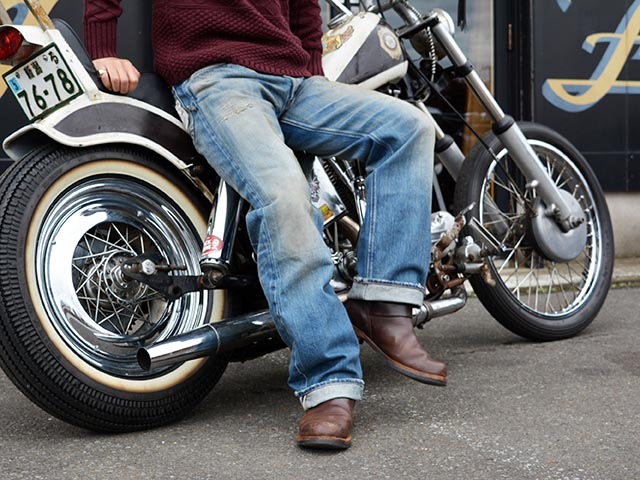 ��BY GLADHAND/�Х�����åɥϥ�ɡۡ�Gladden Denim Pants��Type-1 B��Vintage Finish/����åǥ�ǥ˥�ѥ�ġɥ�����1 B�ɥ�����ơ����ե��˥å����(BYGH9905)