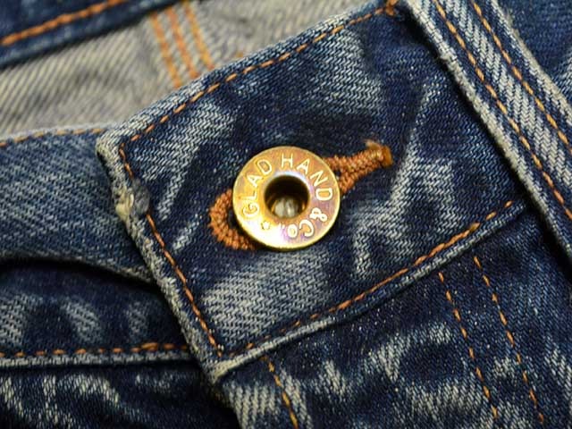 ��BY GLADHAND/�Х�����åɥϥ�ɡۡ�Gladden Denim Pants��Type-1 B��Vintage Finish/����åǥ�ǥ˥�ѥ�ġɥ�����1 B�ɥ�����ơ����ե��˥å����(BYGH9905)