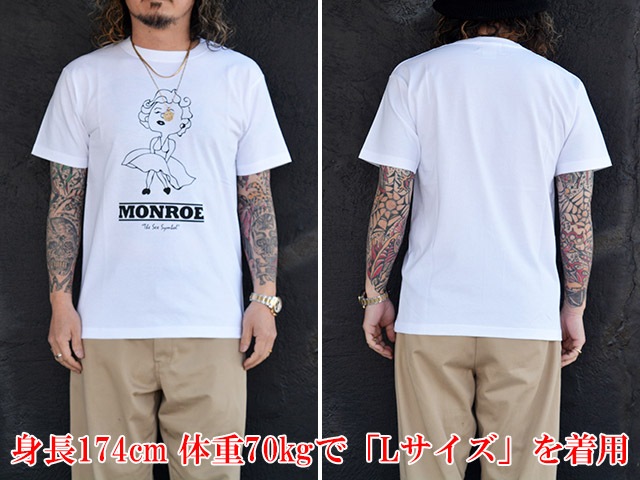 ��3����TONNY/�ȥˡ���2026SS��Homage Graphic S/S Tee��MONROE��/���ޡ����奰��ե��å����硼�ȥ��꡼��Tee�ɥ������ɡ�(FRP-0001)