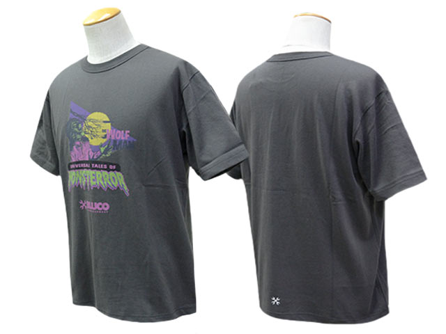 ��2����BLUCO/�֥륳��2026SS��Print Tee��THE WOLF MAN��/�ץ���Tee�ɥ�������եޥ�ɡ�(164-22-051)