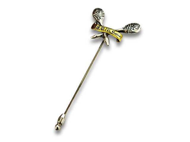��galcia/���륷���ۡߡ�GANGSTERVILLE/����󥰥������ӥ�ۡ�Mexican Skull Hat&Lapel Pin/�ᥭ�����󥹥���ϥå�&��ڥ�ԥ��(GSG-HP001SB)