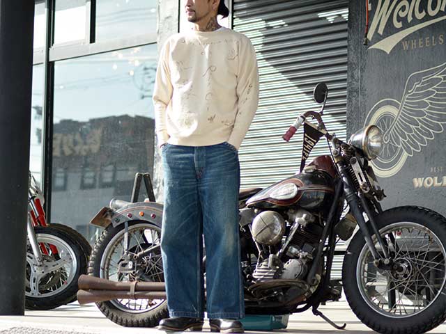 BY GLADHAND/バイグラッドハンド】2023AW「Denim Trousers”LIZZY