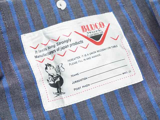 ��7����BLUCO/�֥륳��2024AW��Standard L/S Work Shirts/����������ɥ��󥰥��꡼�֥������ġ�(145-11-109)