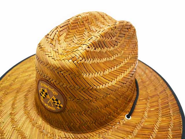 全2色【Vin&Age/ヴィン&エイジ】2025SS「Checker Straw Hat/チェッカー