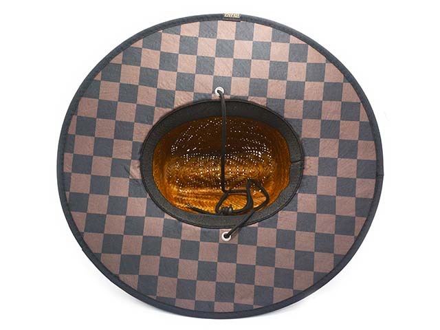 ��2����Vin&Age/������&��������2025SS��Checker Straw Hat/�����å������ȥ����ϥåȡ�(VHT3)