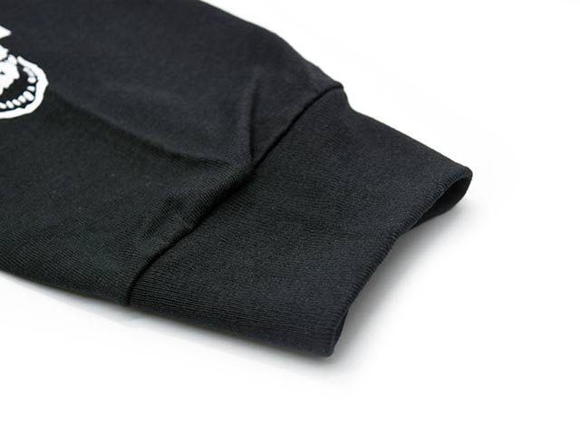 ��415 CLOTHING/415���������󥰡ۡ�Printed L/S Tee��Skull&Bridge��/�ץ��ƥåɥ��󥰥��꡼��Tee�ɥ�����&�֥�å��ɡ�