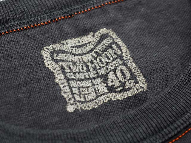 ��4����TWO MOON/�ȥ����ࡼ��ۡ�16/-Raffy yarn Cotton Cross Embroidered Pocket Tee/16/-��ե����䡼�󥳥åȥ󥯥�������֥��������ɥݥ��å�Tee��(20272)