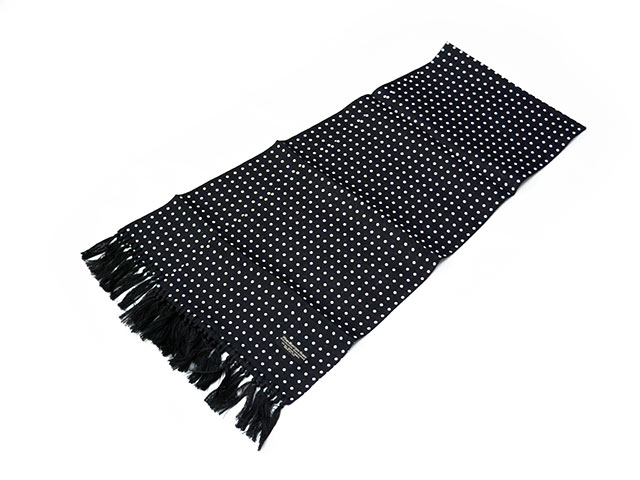 ��WEARMASTERS by ATTRACTIONS/�������ޥ��������Х����ȥ饯����󥺡�2025AW��Black Dot Scarf/�֥�å��ɥåȥ������ա�(WS002)