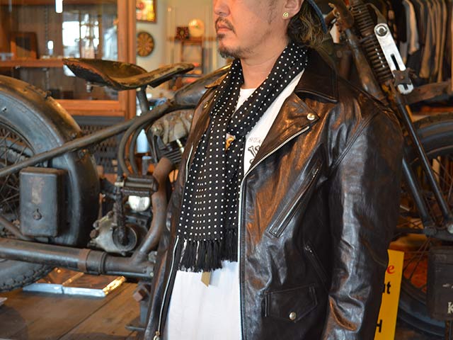 ��WEARMASTERS by ATTRACTIONS/�������ޥ��������Х����ȥ饯����󥺡�2025AW��Black Dot Scarf/�֥�å��ɥåȥ������ա�(WS002)