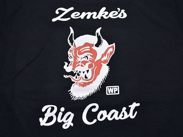 ��2����ZEMKE'S WHEELS WEAR/���ॱ���ۥ����륺�������ۡ�Crew Neck L/S Tee��DEVIL��/���롼�ͥå����󥰥��꡼��Tee�ɥǥӥ�ɡ�