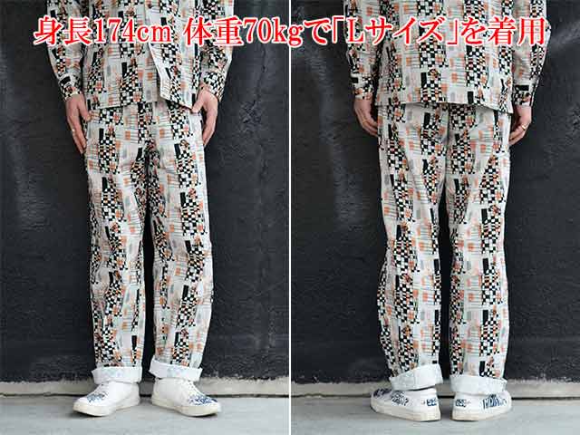 ��2����POP EYES/�ݥåץ�������2026SS��Checkered Hell Drive Pants/�����å����ɥإ�ɥ饤�֥ѥ�ġ�(26SS-PPE-005)