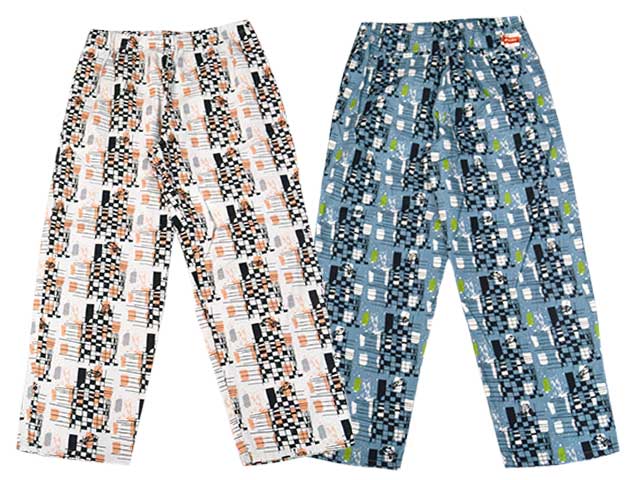 ��2����POP EYES/�ݥåץ�������2026SS��Checkered Hell Drive Pants/�����å����ɥإ�ɥ饤�֥ѥ�ġ�(26SS-PPE-005)
