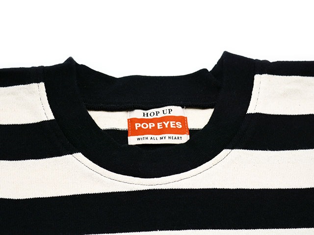 ��2����POP EYES/�ݥåץ�������2026SS��CRAZY BORDER S/S Tee/���쥤�����ܡ��������硼�ȥ��꡼��Tee��(26SS-PPE-011)