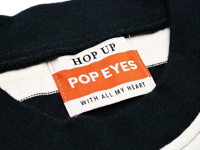 ��2����POP EYES/�ݥåץ�������2026SS��CRAZY BORDER S/S Tee/���쥤�����ܡ��������硼�ȥ��꡼��Tee��(26SS-PPE-011)