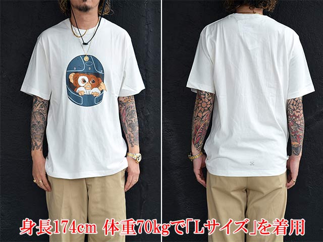 ��2����BLUCO/�֥륳��2026SS��Print Tee��GREMLINS��/�ץ���Tee�ɥ����������ɡ�(164-22-050)