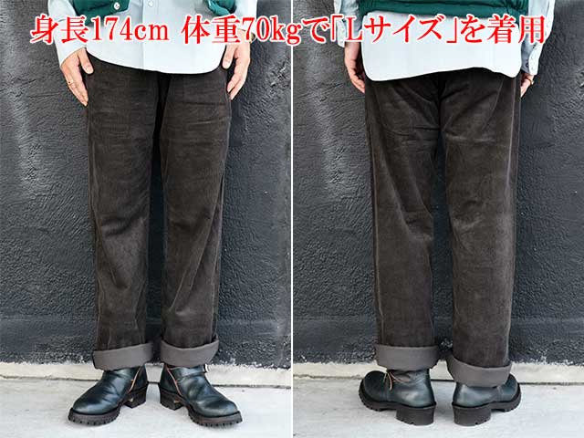 ��MODUCT/������ȡ�2026FW��11W COTTON CORDUROY WORK TROUSERS/11�����륳�åȥ󥳡��ǥ��������ȥ饦��������(MO42699)