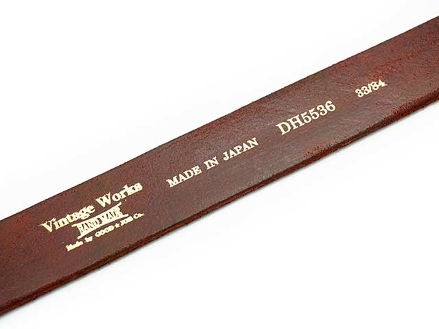 ��Vintage Works/������ơ���������ۡ�Teacore Benz Belt��5536��/��ĥ٥󥺥٥�ȡ�5536�ɡ�(DH5536)