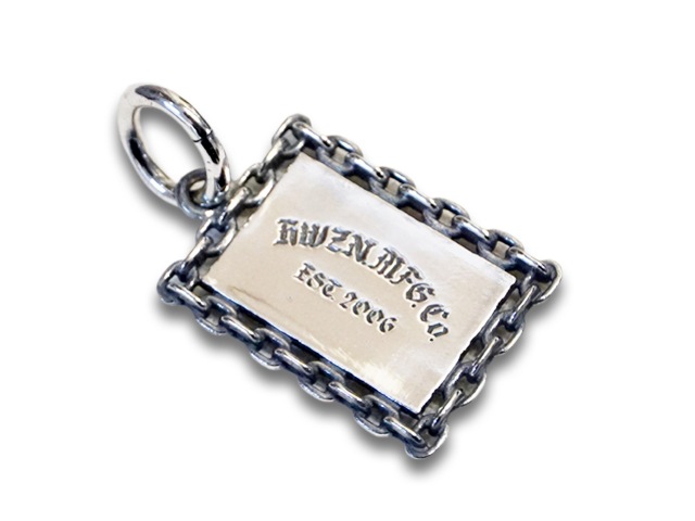 HWZN BROSS/ϥ֥ۡChain Plate Flame Pendant Top/ץ졼ȥե졼ڥȥȥåס(Silver925)<br><br>(ۥ륺ѥ/ᥫ/ϡ졼/ۥåȥå/WOLF PACK/եѥå/꡼/ץ쥼)