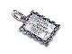 ��HWZN BROSS/�ϥ�����֥����ۡ�Chain Plate Flame Pendant Top/��������ץ졼�ȥե졼��ڥ����ȥȥåס�(Silver925)