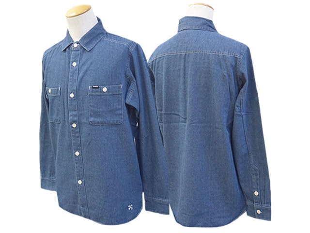 全3色【BLUCO/ブルコ】2024AW「8oz Denim Work Shirts/8ozデニムワーク