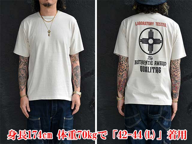 ��3����TWO MOON/�ȥ����ࡼ��ۡ�16/-Raffy yarn Cotton Qualitag Back Print Tee/16/-��ե����䡼�󥳥åȥ󥯥��꥿���Хå��ץ���Tee��(29114)